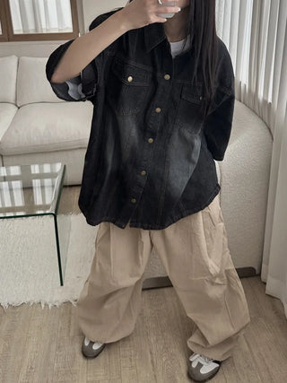 Perrin Comfort Unisex Plain Denim Shirt
