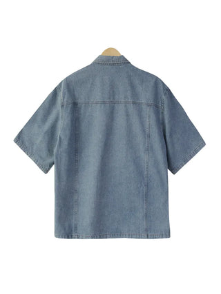 Perrin Comfort Unisex Plain Denim Shirt
