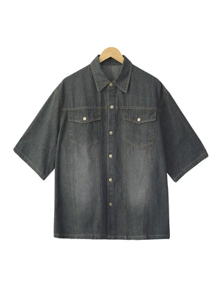 Perrin Comfort Unisex Plain Denim Shirt
