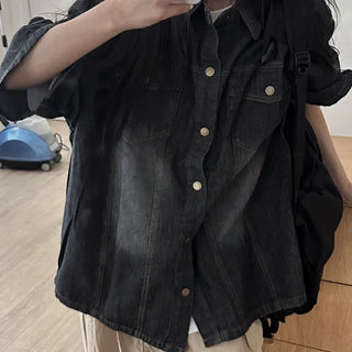 Perrin Comfort Unisex Plain Denim Shirt