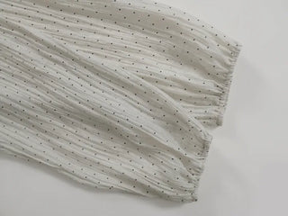 Dot Frill Hooded Windbreaker