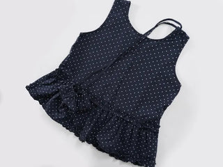 Grunge Polka Dot Bag Set Sleeveless Top