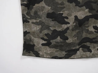 Military layered sleeveless halterneck top