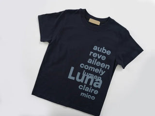 Casual Lettering Semi-Crop Short Sleeve Tee