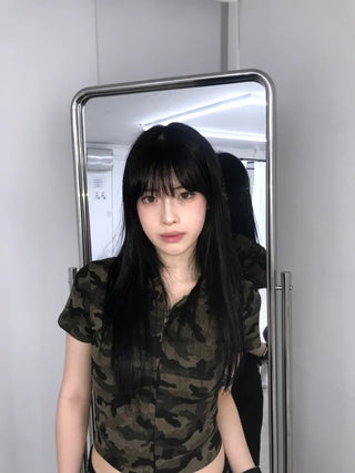 Retro Hip Camo Plage Short Sleeve Hoodie