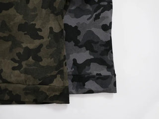 Retro Hip Camo Plage Short Sleeve Hoodie