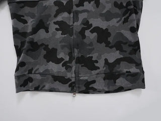Retro Hip Camo Plage Short Sleeve Hoodie