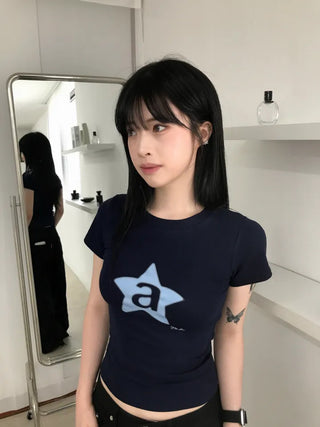 Kitsch Forte A-Star Crop Short Sleeve T-shirt