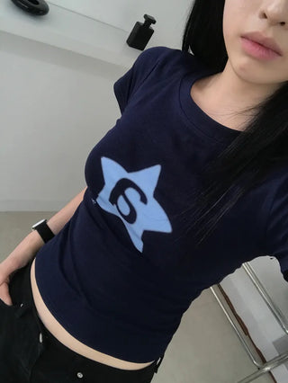 Kitsch Forte A-Star Crop Short Sleeve T-shirt