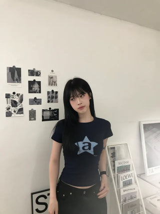 Kitsch Forte A-Star Crop Short Sleeve T-shirt