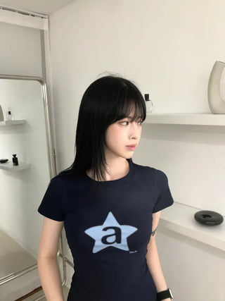 Kitsch Forte A-Star Crop Short Sleeve T-shirt