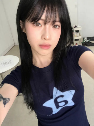 Kitsch Forte A-Star Crop Short Sleeve T-shirt