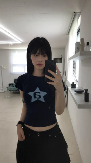 Kitsch Forte A-Star Crop Short Sleeve T-shirt