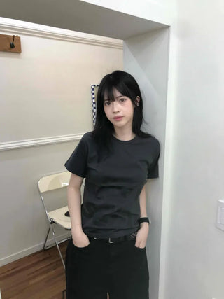 Kiseki Lettering Semi-Crop Top