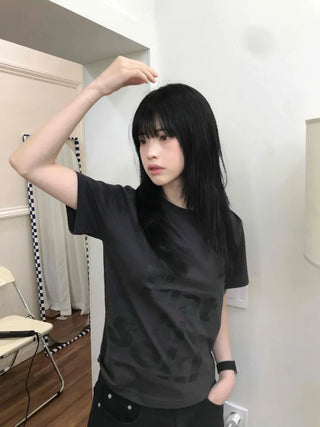 Kiseki Lettering Semi-Crop Top