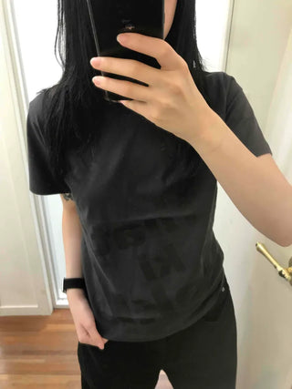 Kiseki Lettering Semi-Crop Top