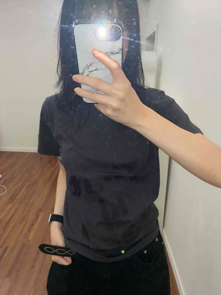 Kiseki Lettering Semi-Crop Top