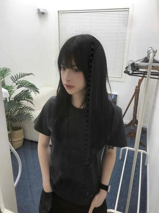 Kiseki Lettering Semi-Crop Top