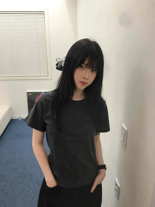 Kiseki Lettering Semi-Crop Top
