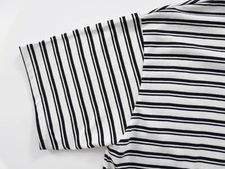 Striped Collared Loose Tee