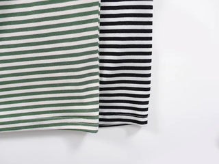Halter Layered Striped T-shirt