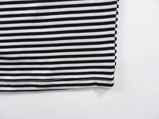 Halter Layered Striped T-shirt