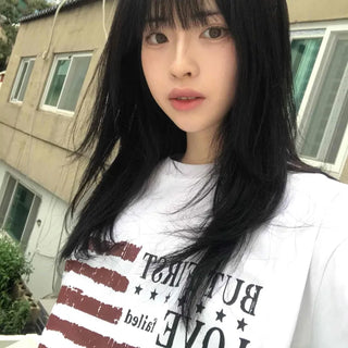Street American Flag Print T-shirt