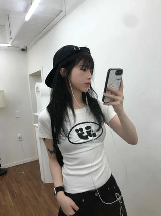 Street Tokyo Lettering Short Sleeve T-shirt