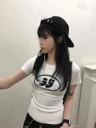 Street Tokyo Lettering Short Sleeve T-shirt
