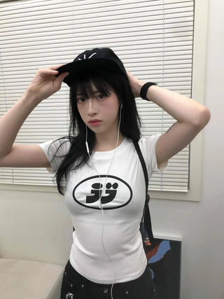 Street Tokyo Lettering Short Sleeve T-shirt