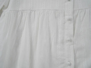 Punched Raise Button Short Sleeve Blouse