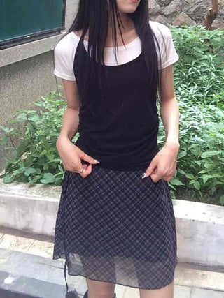Halter & Short Sleeve Layered Set