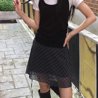 Halter & Short Sleeve Layered Set