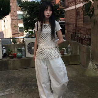 See-through Dot Layered Tiered Sleeveless