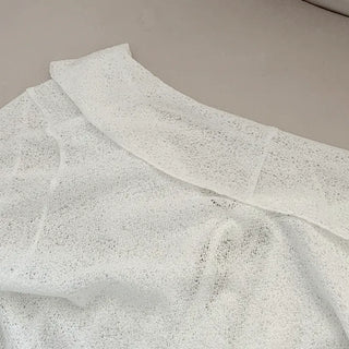 Feminine Ruffle Summer Cardigan