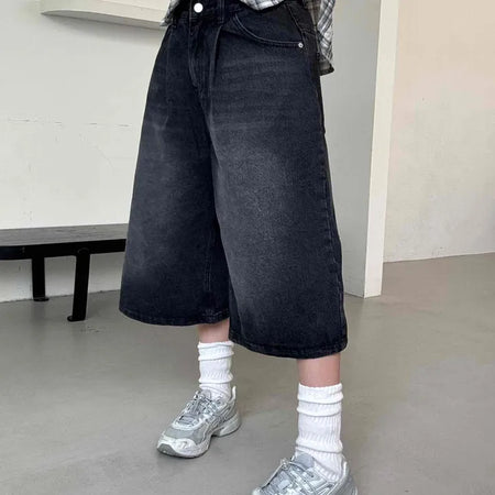 Rex Washed Denim Bermuda Pants