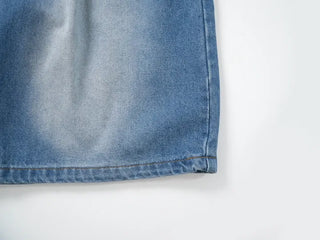 Rex Washed Denim Bermuda Pants