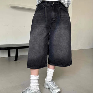 Rex Washed Denim Bermuda Pants