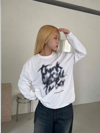 Basic Spray Lettering T-shirt