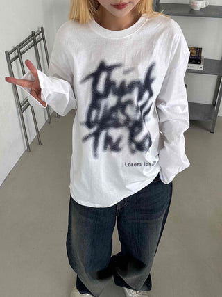 Basic Spray Lettering T-shirt