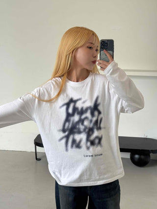 Basic Spray Lettering T-shirt