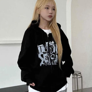 New Basic Street Two-Way Oversized Zip-Up