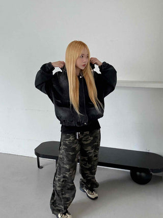 Unique Cotton Camouflage Long Pants