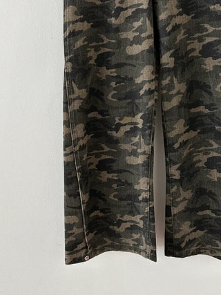 Unique Cotton Camouflage Long Pants