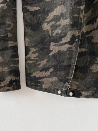 Unique Cotton Camouflage Long Pants