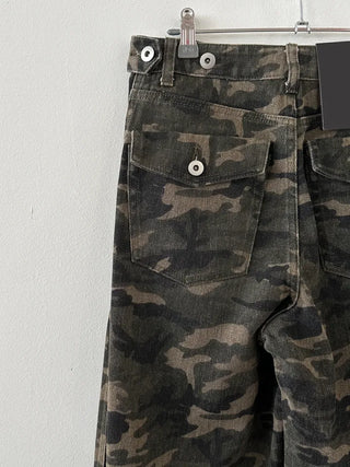 Unique Cotton Camouflage Long Pants