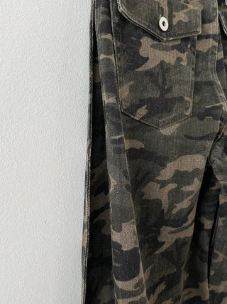 Unique Cotton Camouflage Long Pants