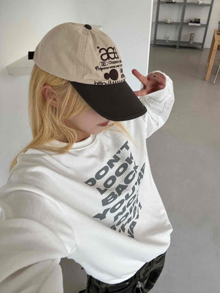 Casual Oversized Lettering Sweatshirt