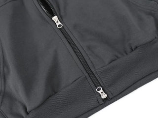 Comfort Vintage Lettering Zip-up Hoodie