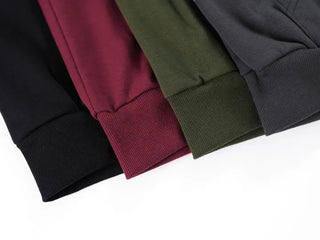 Comfort Vintage Lettering Zip-up Hoodie